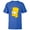 Royal, variant on The Simpsons Bart Simpson Face - Short Sleeve T-Shirt for Kids- Customized-White