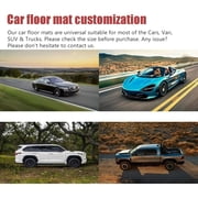 Custom All Models Waterproof Leather Car Carpet Car Floor Mats