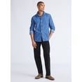 thumbnail image 2 of Free Assembly Men's Denim Shirt, Sizes XS-3XL, 2 of 5