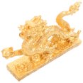 thumbnail image 1 of FENGGUIQU De Dragón Chino Dorado En Resina Para Regalo De Inauguración, 1 of 6