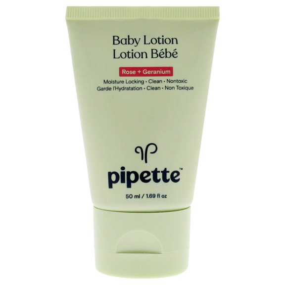 Loción para bebés Pipette Rose + Geranium para niños, 50 ml