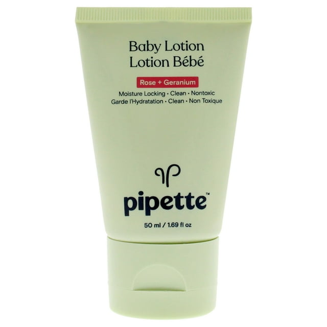 Loción para bebés Pipette Rose + Geranium para niños, 50 ml