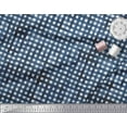 thumbnail image 2 of Soimoi Blue Cotton Voile Fabric Check Check Decor Fabric Printed Yard 42 Inch Wide, 2 of 2