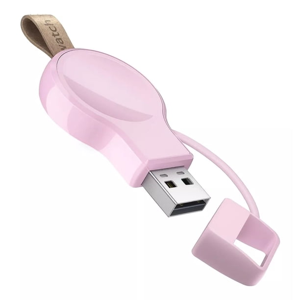 Cargador Portátil Magnético Carga Rápida para Apple Watch MR. GADGETS Color Rosa