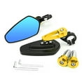 thumbnail image 1 of 1 Pair 22mm Motorcycle Bar End Rear Mirrors Replacement Retro Handlebar Side View Mirror Modified Accessories, 1 of 7