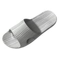 thumbnail image 2 of ZTTD Couples Men Shower Room Home Non Slip Breathable Soft Sole Shoes Slipper Comfortable Flat Shoes Gray, 2 of 5
