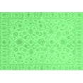 thumbnail image 1 of Ahgly Company Indoor Rectangle Oriental Emerald Green Traditional Area Rugs, 5' x 8', 1 of 4