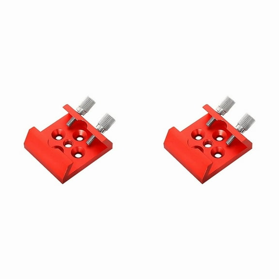 2X Telescope Finder Scope Base Mount Adapter Flat Base for Dovetail Slot 1/4 Thread Conversion Accessories Red