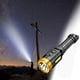 thumbnail image 1 of Linterna Fnyoxu recargable por USB, linterna LED, linterna LED superbrillante con luz lateral COB, 2000 LM para acampar, linterna de emergencia, 1 of 8