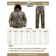 thumbnail image 4 of New View Quiet Hunting Clothes for Men, Camo Hunting Jacket and Pants, Water Resistant and Insulated, 4 of 6