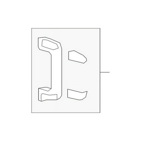 Genuine OE Toyota Interior Grab Bar [Rear] - 74620-0C020-B0