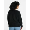 thumbnail image 5 of Terra & Sky Women's Plus Size Fine Gauge Dolman Sweater, Sizes 0X-5X, 5 of 5