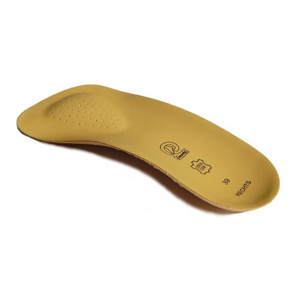 Emsold Ultra Thin Orthotic with Metatarsal Pad and Deep Heel Cup – Semi-Rigid Arch Support Insole for Men and Women – Relieves Pain from Plantar Fasciitis, Morton’s Neuroma and Metatarsalgia