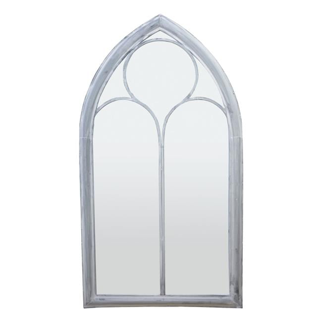 Details about   Esschert Design USA WD10 Mirror Gothic White Wash Finish 