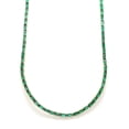 thumbnail image 4 of Green CZ Emerald tennis necklace,Octagon emerald tennis necklace choker gold plated| Emerald cut emerald necklace gold | Emerald pendant, 4 of 4
