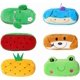thumbnail image 1 of 6 Pack Cute Pencil Case, Cartoon Plush Pencil Pen Pouch With Zipper For Girls Boys School Stationery Organizer Cosmetic Bag - 7.87 X 3.94 Inches (ver, 1 of 4
