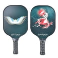 thumbnail image 3 of Juego de palas de Pickleball de fibra de carbono con pelotas y bolsa de almacenamiento. Equipamiento deportivo., 3 of 12