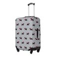 thumbnail image 2 of Cauagu Polka Dot Christmas Dog Print Travel Luggage Cover,Travel Dust-proof Suitcase Cover Softside Suitcase Protector for 18-32inch,Not Included Suitcase, 2 of 8