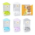 thumbnail image 2 of Clear Automatic Bird Feeder Parrots Dispenser for Small Bird with Large Storage and Easy Maintenances Design, 2 of 9