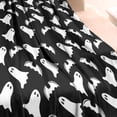thumbnail image 3 of Halloween Ghost and Bat Silhouette Pattern Blanket,Comfortable Soft Flannel Throw Blanket,All Season,Warm Lightweight Blankets for Sofa Bed Couch Living Room Chair,60"x80", 3 of 4