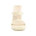 thumbnail image 6 of Journee Womens Naivee Open Square Toe Platform Heel Sandals, 6 of 8