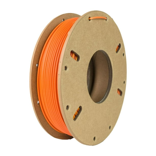 Paquete de filamentos para impresora 3D, color arcoíris mate, 1 kg/rollo, alta velocidad de impresión, precisión de +/- 0,02 mm, fácil de usar, Naranja