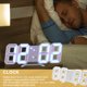 thumbnail image 4 of Reloj de alarma digital 3D Temperatura LED Número de tiempo Reloj Decoración del hogar, 4 of 5