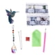 thumbnail image 4 of Campanas de viento DIY con forma de pájaro, lentejuelas de resina, protección del medio ambiente Natural, pintura de diamantes de imitación de gran viscosidad, 4 of 10