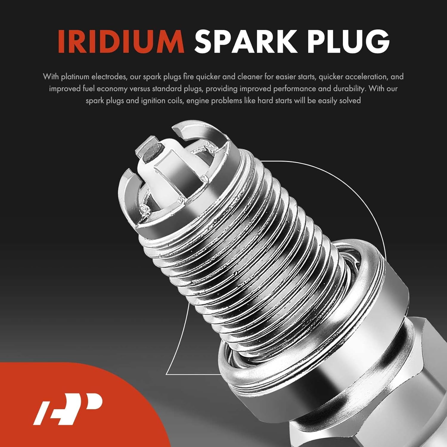 A-Premium Set of 5 Ignition Coil Pack and Iridium Spark Plugs Compatible with Audi A3 2004-2013, A4 2005-2016 & Volkswagen Jetta 2005-2015, Tiguan 2009-2017 & More, 2.0L 2.5L