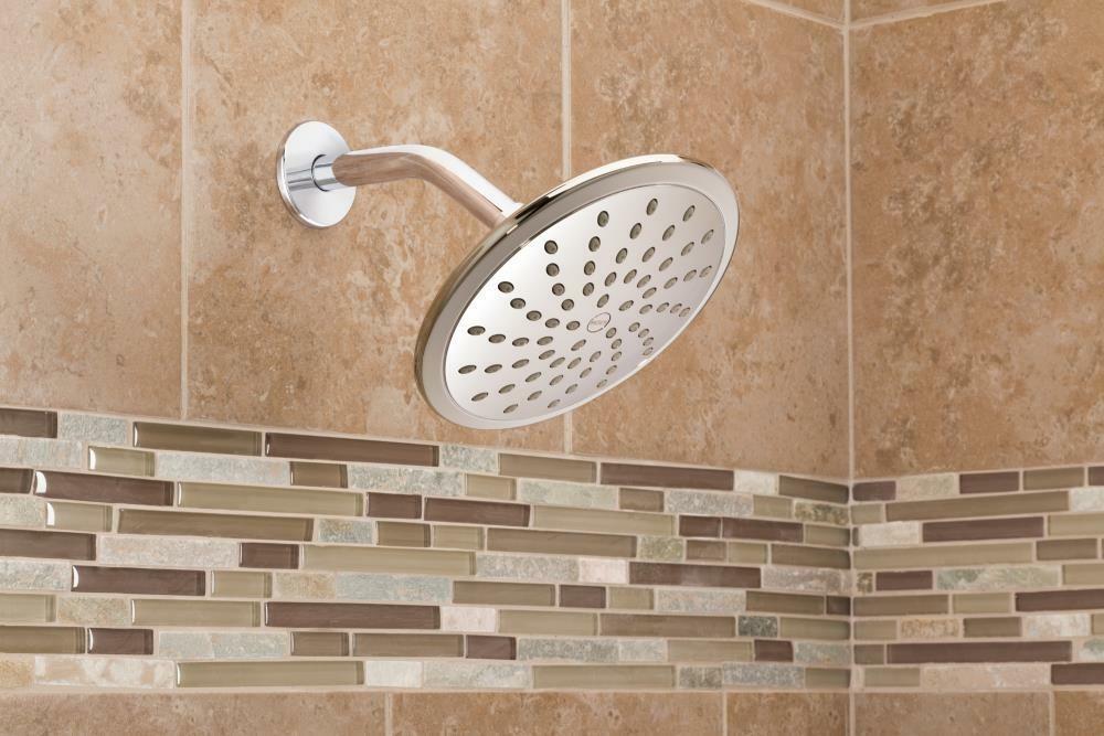 Moen Chrome One-Function 8" Diameter Spray Head Eco-Performance Rain shower