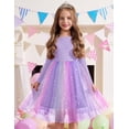 thumbnail image 2 of Arshiner Toddler Girls Tutu Tulle Dress Fall Winter Long Sleeve Party Dresses | Star Sequin Birthday Princess Formal Fancy Princess Dress, 2 of 6