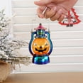 thumbnail image 6 of AUHomi Halloween Mini Pumpkin Lantern with LED Candle, 1PC Vintage Mini Pumpkin Lights with Button Battery Decor Gifts Indoor Porch Garden Lantern, Halloween Party Hanging Lanterns (A), 6 of 6