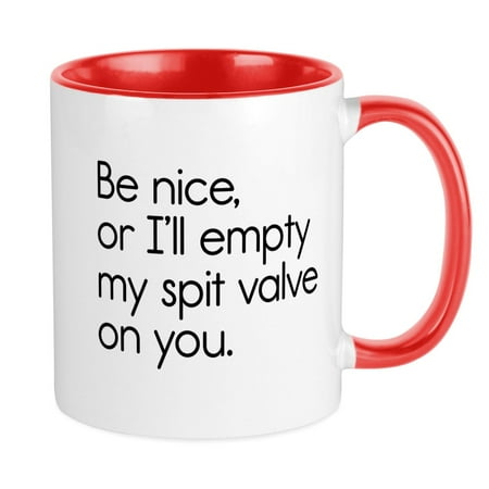

CafePress - Spit Valve Mug - Ceramic Coffee Tea Novelty Mug Cup 11 oz