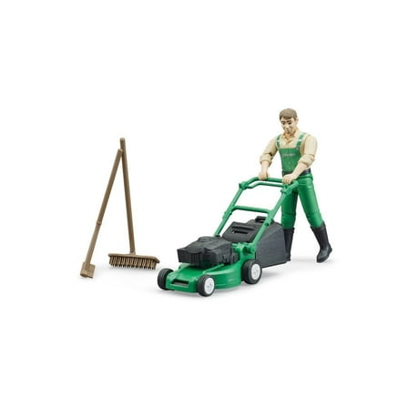 Bruder 62103 Bworld Gardener w/ Lawnmower and Equipment