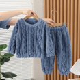thumbnail image 4 of Conjunto de pijamas de felpa cálidos para invierno para niños, ropa de dormir bonita, conjunto de 2 uds., pijamas de Navidad, ropa para el hogar, pijamas de tiburón, ropa de 1 a 3 años, 4 of 4