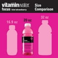 vitaminwater focus electrolyte enhanced water, kiwistrawberry drink