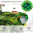 thumbnail image 7 of St. Patrick''s Day Round Tablecloth 60 Inch Green Shamrock Floral Round Tablecloth Washable Microfiber Tablecloth Decorative Table Covers for Picnic Party, XT-02, 7 of 7