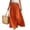 09#Saffron, variant on Womens Linen Maxi Skirts Summer Boho Solid Beach Elastic High Waist Pleated A-Line Flowy Swing Long Maxi Skirts