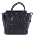 thumbnail image 1 of Pre-Owned Luggage Bag Grainy Leather Micro By Rebag, 1 of 6