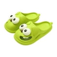 thumbnail image 3 of EHJRE Big Eyed Dog Shaped Slippers Summer Casual Hole Shoes for Bathroom Birthday Gift Green 36 to 37, 3 of 9