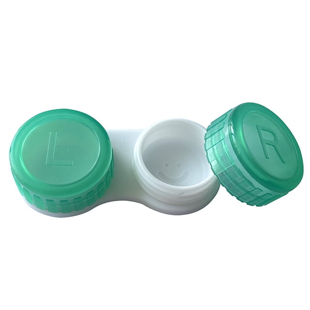 Estuche para lentes de contacto, embalaje a prueba de fugas, adecuado para exteriores Estuche para lentes de contacto pequeño Tapa de rosca