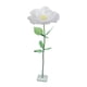 thumbnail image 1 of Arreglo floral de flores artificiales decorativo de 19,69 pulgadas de diámetro. Blanco, 1 of 9