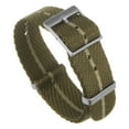 thumbnail image 1 of Una Pieza Reloj Correa 18mm Ancho Deslizante Nylon Reloj Correa para Hombre y Mujer, Suave y Cómodo Sola-Capa Lona Reloj Correa, Marrón Caqui, 1 of 5