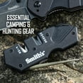 thumbnail image 2 of Smith’s Pocket Pal Mini Tactical Knife Sharpener - Black - 2 Stage Sharpener & Diamond Sharpening Rod - Outdoor Hunting Knife & Hook Sharpener - Compact, Durable, & Lightweight, 2 of 7
