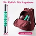 thumbnail image 2 of YISITIAN Muscle Roller Stick, Deep Tissue Massage Tool for Lymphatic Drainage and Soreness Relief, Handheld Recovery Device for Athletes, Runners, and Post-Workout Therapy(Green) AZ1014-4659, 2 of 7