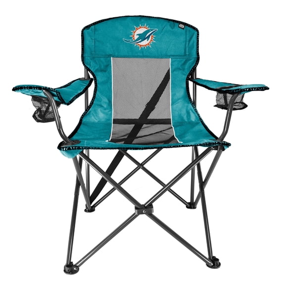 EQUIP Miami Dolphins Lightweight Camping Chairs, Blue