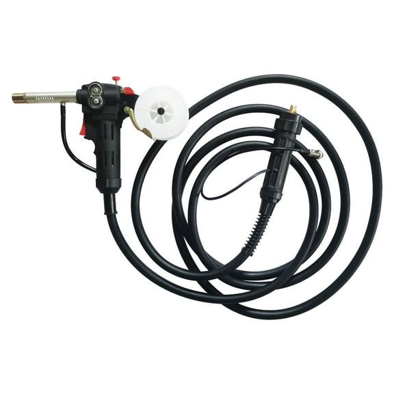 Euro Adpator Spool Gun for MIG Welder Aluminum Welding Torch with 5m Cable and 2 Core Plug