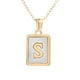 thumbnail image 2 of Collar de Acero Inoxidable onlyliua Letras para Mujer Colgante de Titanio Dorado 26, 2 of 4