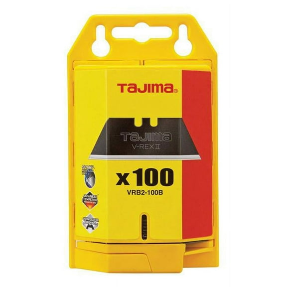 Tajima 2694610 V-Rex 2 in. Tempered Steel Heavy Duty Replacement Blade, 100 Piece