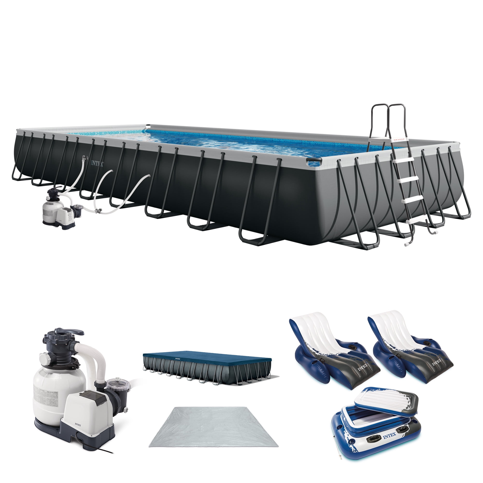 Intex Ultra XTR Pool Set, 26'x52', Above Ground, w/ Steel Frame